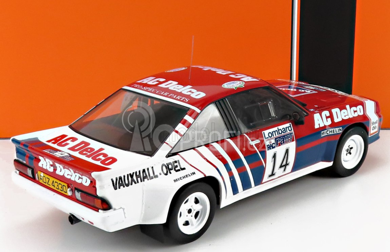 Ixo-models Opel Manta B 400 N 14 Rally Rac Lombard 1985 1:18, červená
