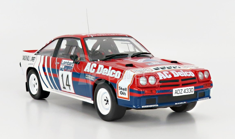 Ixo-models Opel Manta B 400 N 14 Rally Rac Lombard 1985 1:18, červená