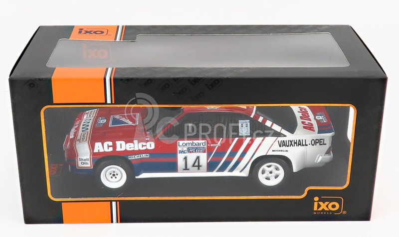 Ixo-models Opel Manta B 400 N 14 Rally Rac Lombard 1985 1:18, červená