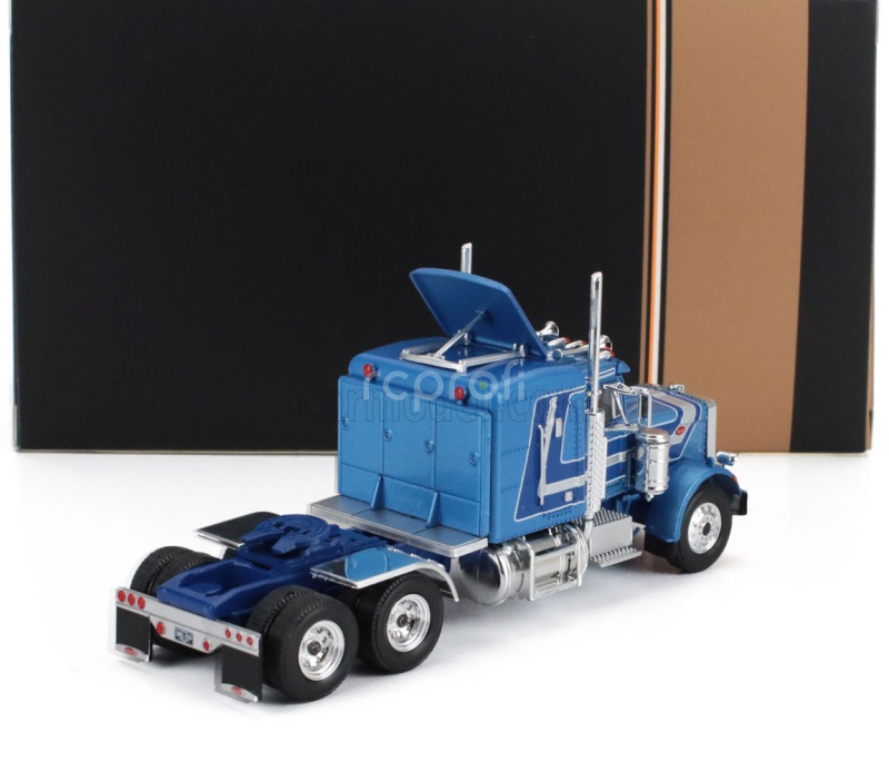 Ixo-models Peterbilt 359 Tractor Truck 3-assi 1973 1:64 Blue