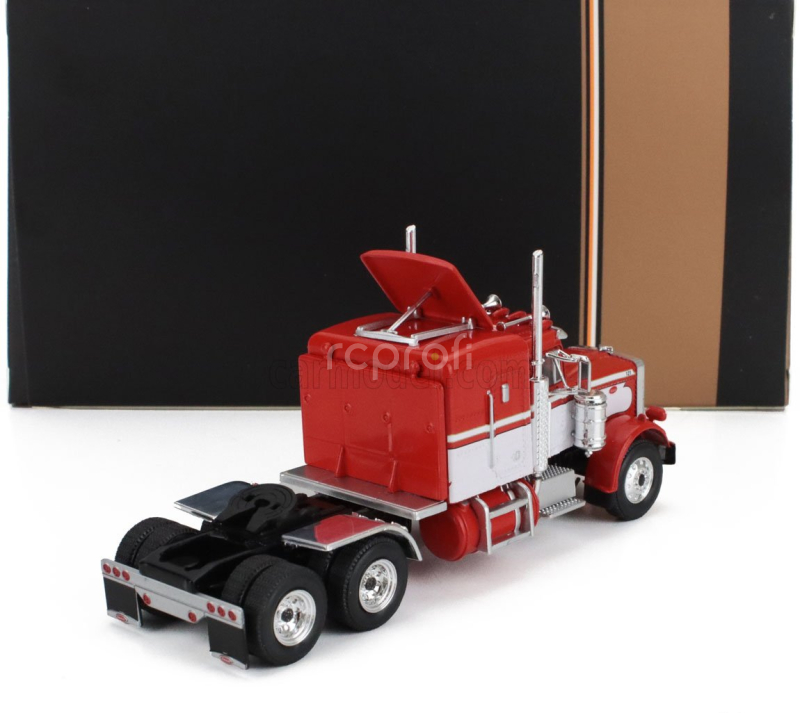 Ixo-models Peterbilt 359 Tractor Truck 3-assi 1973 1:64 Červená Bílá