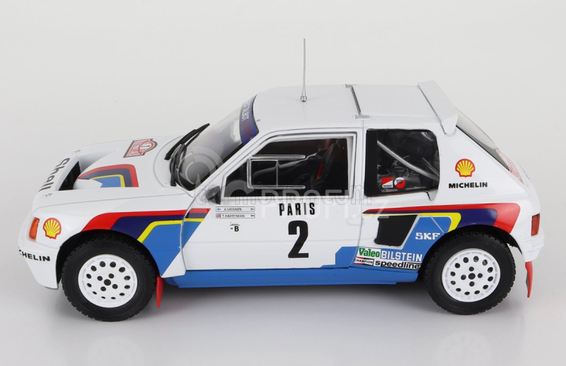 Ixo-models Peugeot 205 T16 N 2 Rally Montecarlo 1985 1:24, bílá