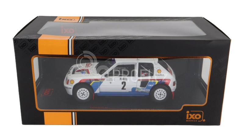 Ixo-models Peugeot 205 T16 N 2 Rally Montecarlo 1985 1:24, bílá