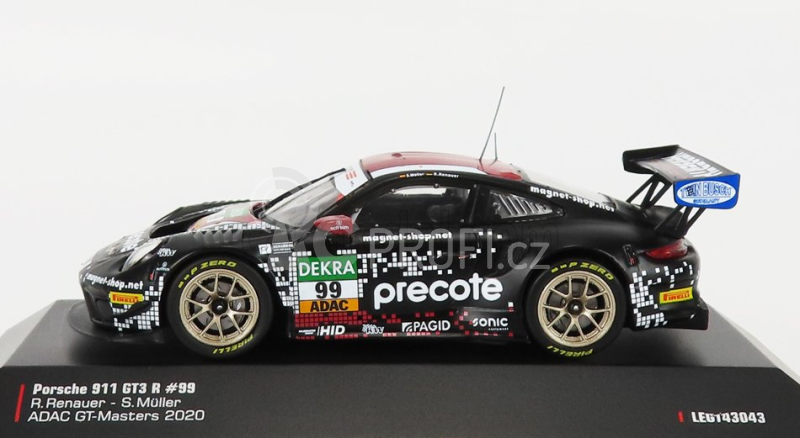 Ixo-models Porsche 911 991-2 Gt3 R Precote Herbert Motorsport Team N 99 1:43, černá