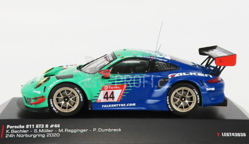 Ixo-models Porsche 911 991-2 Gt3 R Team Falken Motorsport N 44 1:43