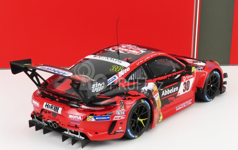Ixo-models Porsche 911 991-2 Gt3 R Team Frikadelli Racing N 30 1:18, červená