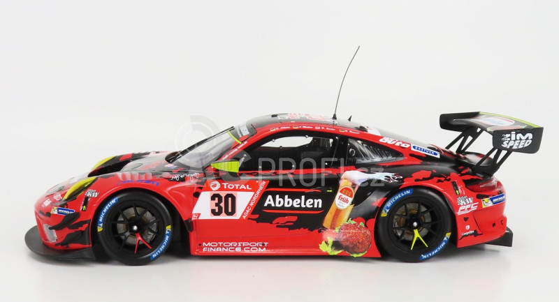 Ixo-models Porsche 911 991-2 Gt3 R Team Frikadelli Racing N 30 1:18, červená