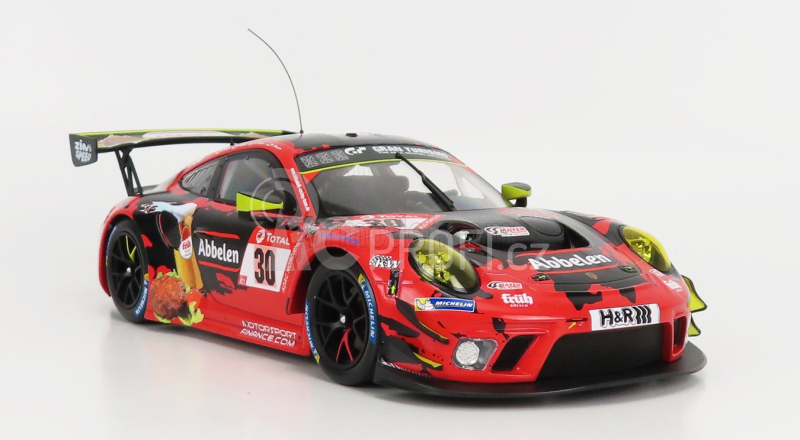 Ixo-models Porsche 911 991-2 Gt3 R Team Frikadelli Racing N 30 1:18, červená