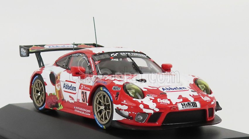 Ixo-models Porsche 911 991-2 Gt3 R Team Frikadelli Racing N 31 1:43, červenobílá