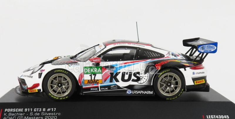Ixo-models Porsche 911 991-2 Gt3 R Team Kues 75 Bernhard N 17 1:43, černobílá