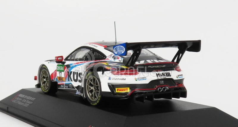 Ixo-models Porsche 911 991-2 Gt3 R Team Kues 75 Bernhard N 17 1:43, černobílá