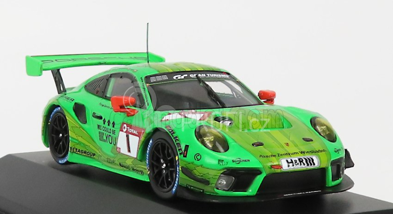 Ixo-models Porsche 911 991-2 Gt3 R Team Manthey Racing N 1 1:43, zelená