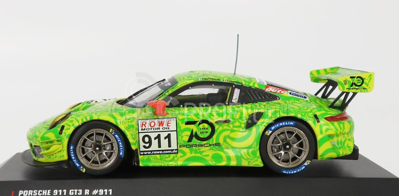 Ixo-models Porsche 911 991-2 Gt3 R Team Manthey Racing N 911 1:43, zelená