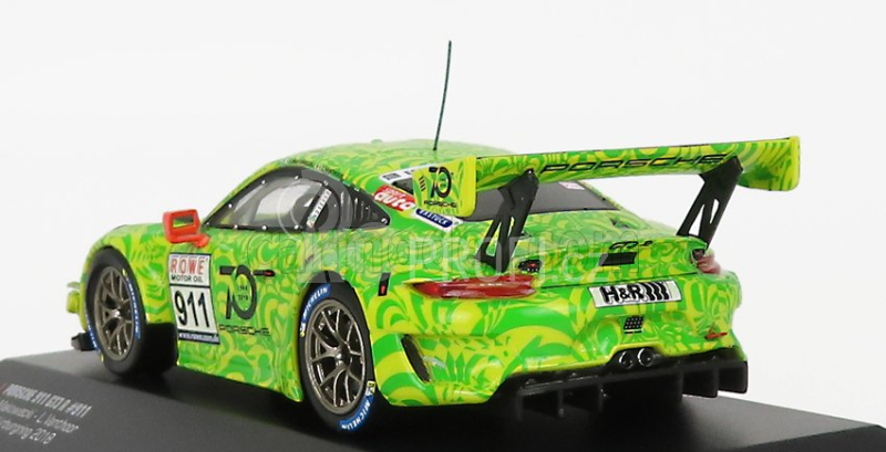 Ixo-models Porsche 911 991-2 Gt3 R Team Manthey Racing N 911 1:43, zelená