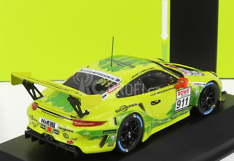 Ixo-models Porsche 911 991-2 Gt3 R Team Manthey Racing N 911 1:43, žlutozelená