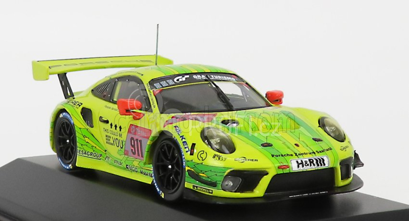 Ixo-models Porsche 911 991-2 Gt3 R Team Manthey Racing N 911 1:43, žlutá