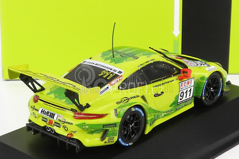 Ixo-models Porsche 911 991-2 Gt3 R Team Manthey Racing N 912 1:43, žlutozelená