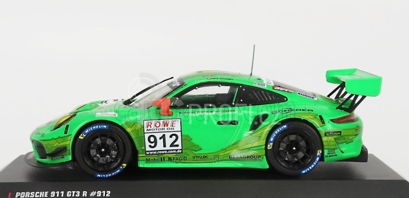 Ixo-models Porsche 911 991-2 Gt3 R Team Manthey Racing N 912 1:43, zelená