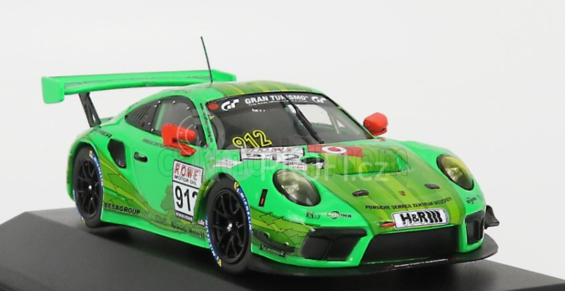 Ixo-models Porsche 911 991-2 Gt3 R Team Manthey Racing N 912 1:43, zelená