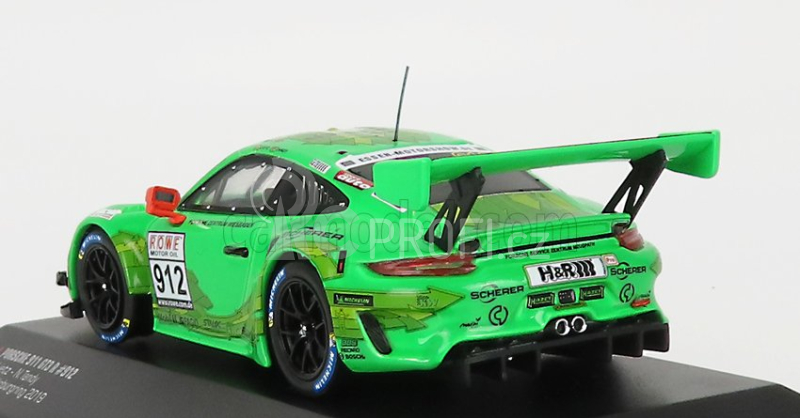 Ixo-models Porsche 911 991-2 Gt3 R Team Manthey Racing N 912 1:43, zelená