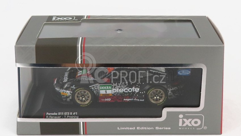 Ixo-models Porsche 911 991-2 Gt3-r Team Precote Herberth Motorsport N 1 1:43, černá