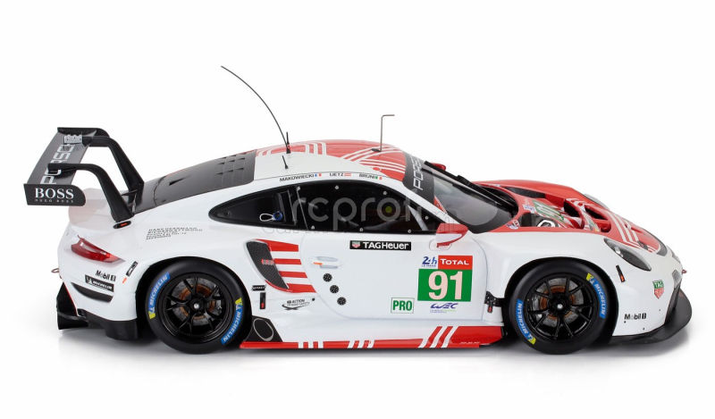 Ixo-models Porsche 911 991-2 Rsr N 91 24h Le Mans 2020 Gianmaria Bruni - Richard Lietz - Frederic Makowiecki- Porsche 917  Tribute Design 1:18 Red