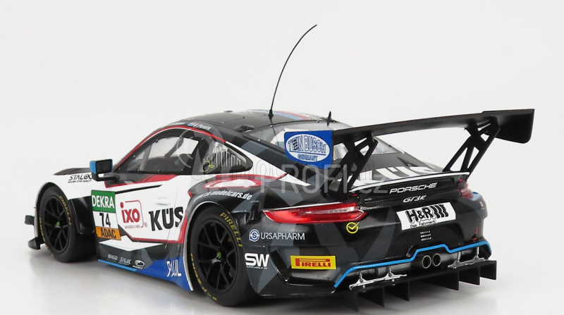 Ixo-models Porsche 911 991 Gt3 R Team Kus 75 Bernhard N 74 1:18, bílá