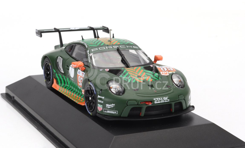 Ixo-models Porsche 911 991 Rsr-19 4.2l Team Proton Competition N 93 24h Le Mans 2022 Michael Fassbender - Matt Campbell - Zacharie Robichon 1:43 Zelená Černá