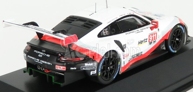 Ixo-models Porsche 911 991 Rsr Porsche Gt Team N 911 1:43, bílá