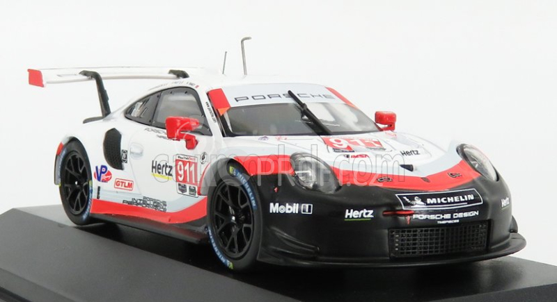Ixo-models Porsche 911 991 Rsr Porsche Gt Team N 911 1:43, bílá
