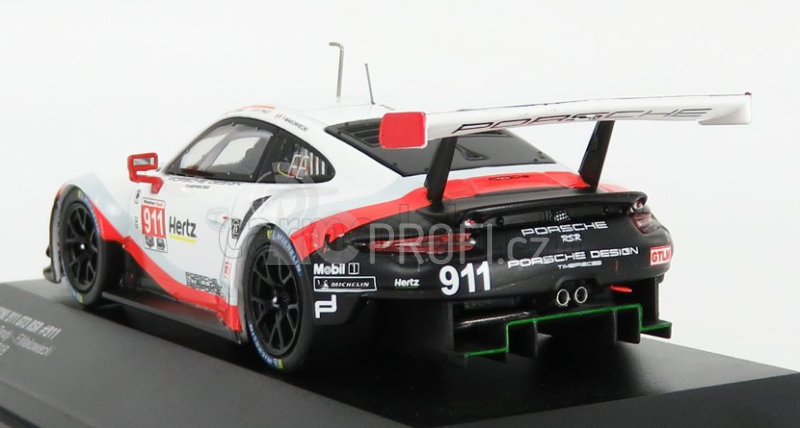 Ixo-models Porsche 911 991 Rsr Porsche Gt Team N 911 1:43, bílá