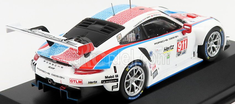 Ixo-models Porsche 911 991 Rsr Porsche Gt Team N 911 1:43, bílá