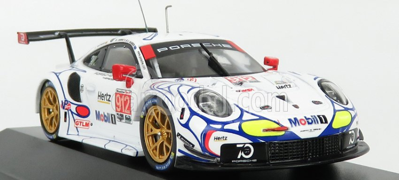 Ixo-models Porsche 911 991 Rsr Porsche Gt Team N 912 1:43, bílá