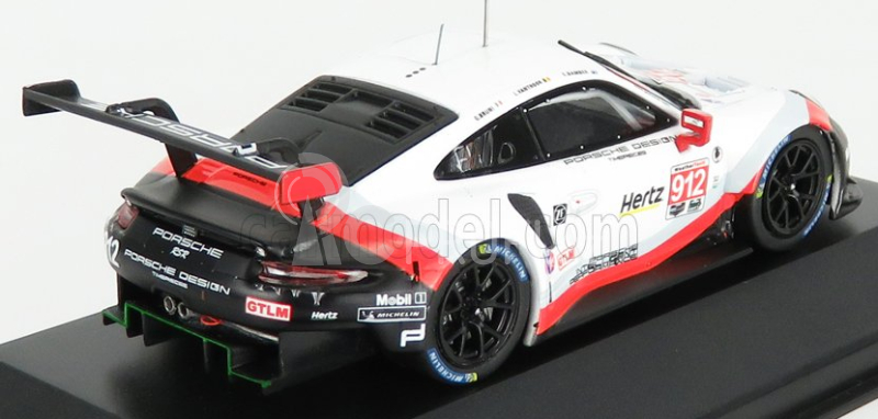 Ixo-models Porsche 911 991 Rsr Porsche Gt Team N 912 1:43, bílá