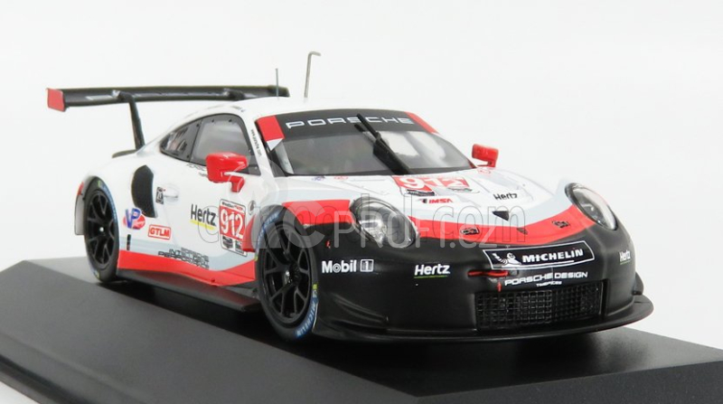 Ixo-models Porsche 911 991 Rsr Porsche Gt Team N 912 1:43, bílá