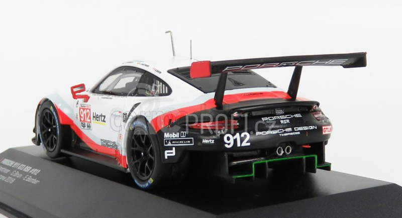 Ixo-models Porsche 911 991 Rsr Porsche Gt Team N 912 1:43, bílá