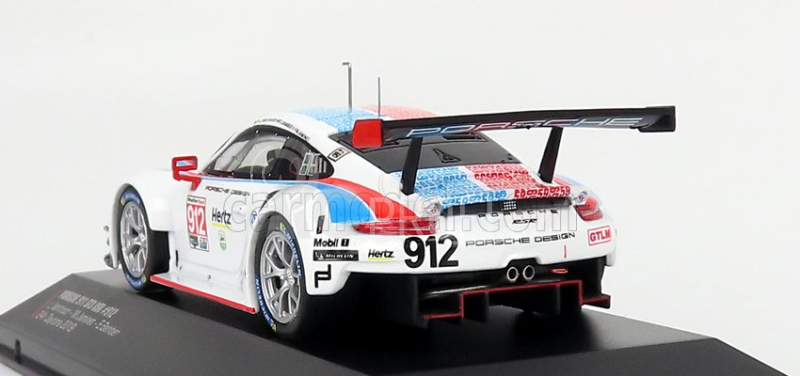 Ixo-models Porsche 911 991 Rsr Porsche Gt Team N 912 1:43, bílá