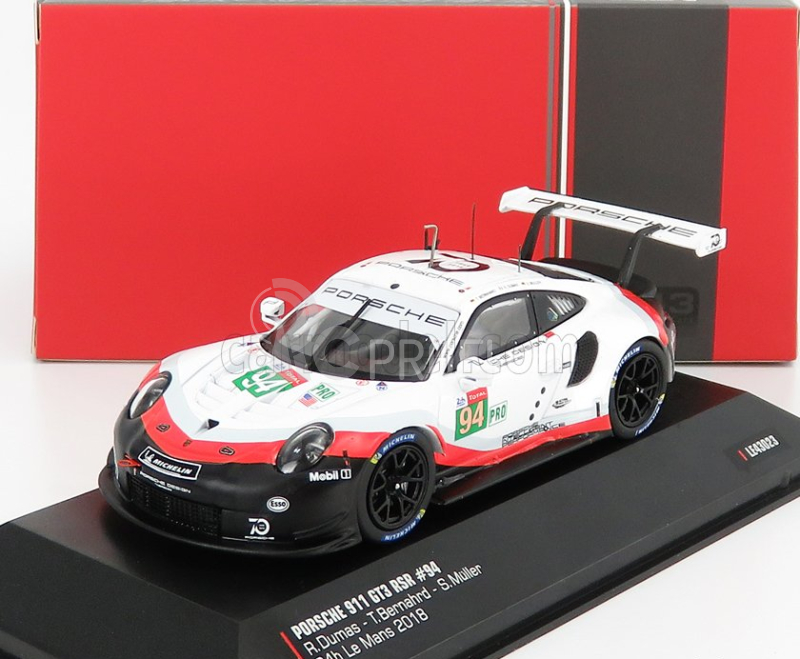 Ixo-models Porsche 911 991 Rsr Team Porsche Gt Lmgte Pro N 94 1:43, bílá