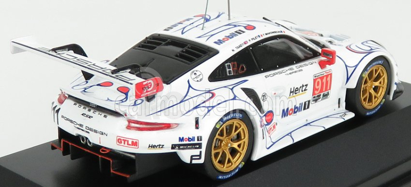 Ixo-models Porsche 911 991 Rsr Team Porsche Gt N 911 1:43, bílá