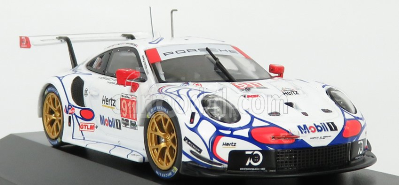 Ixo-models Porsche 911 991 Rsr Team Porsche Gt N 911 1:43, bílá