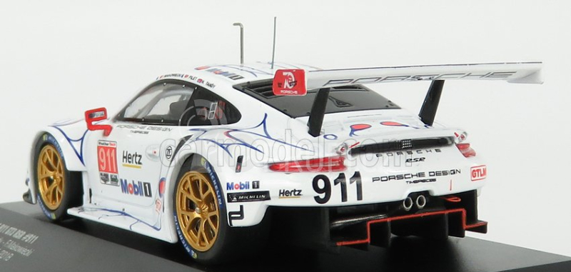 Ixo-models Porsche 911 991 Rsr Team Porsche Gt N 911 1:43, bílá