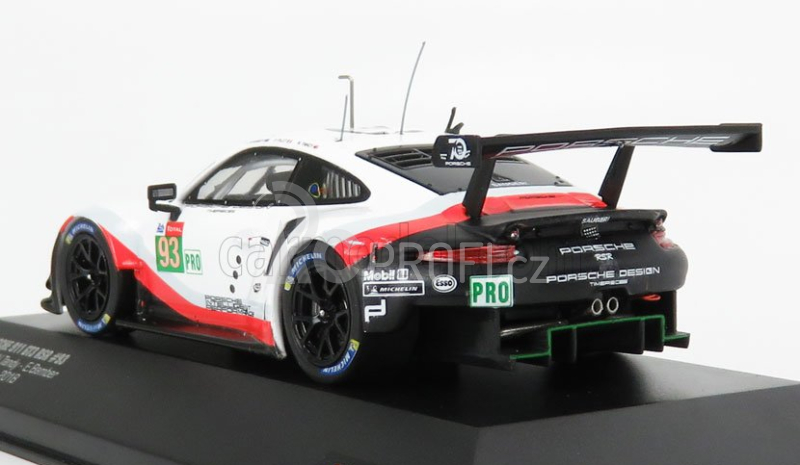 Ixo-models Porsche 911 991 Rsr Team Porsche Gt Lmgte Pro N 93 1:43, bílá