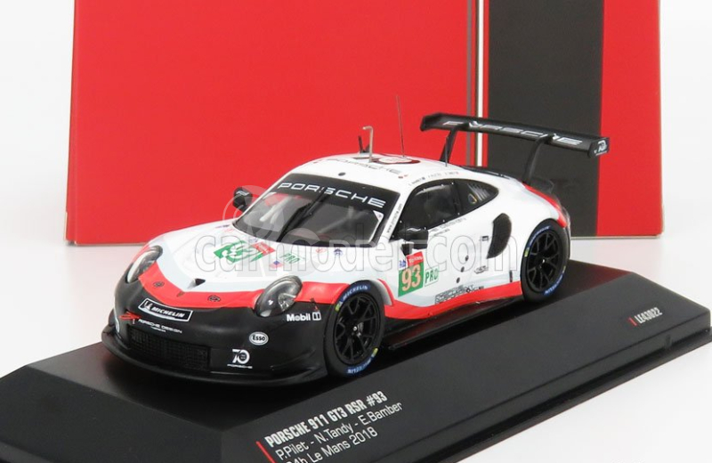 Ixo-models Porsche 911 991 Rsr Team Porsche Gt Lmgte Pro N 93 1:43, bílá