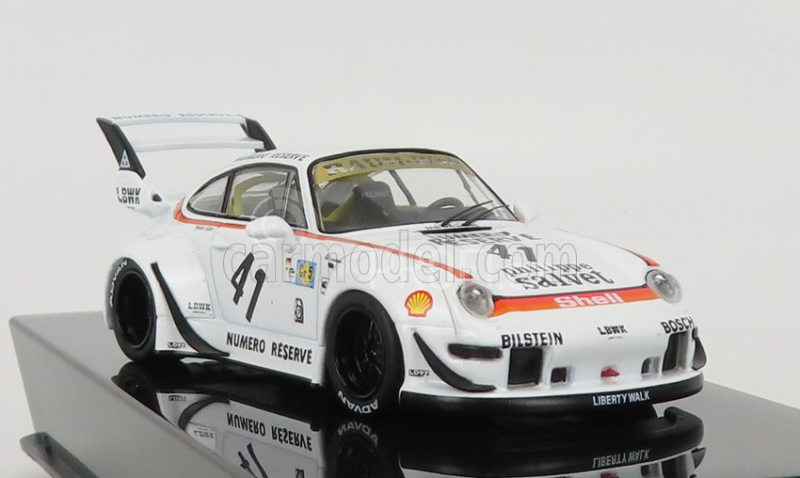Ixo-models Porsche 911 993 Rwb Lbwk N 41 Racing 1996 1:43 Bílá