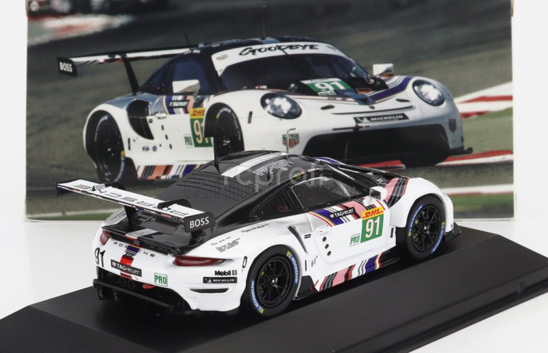 Ixo-models Porsche 911 Rsr-19 Goodbye Team Porsche Gt N 91 Last Race Wec 8h Bahrain 2022 Gianmaria Bruni - Richard Lietz 1:43 Bílá Černá
