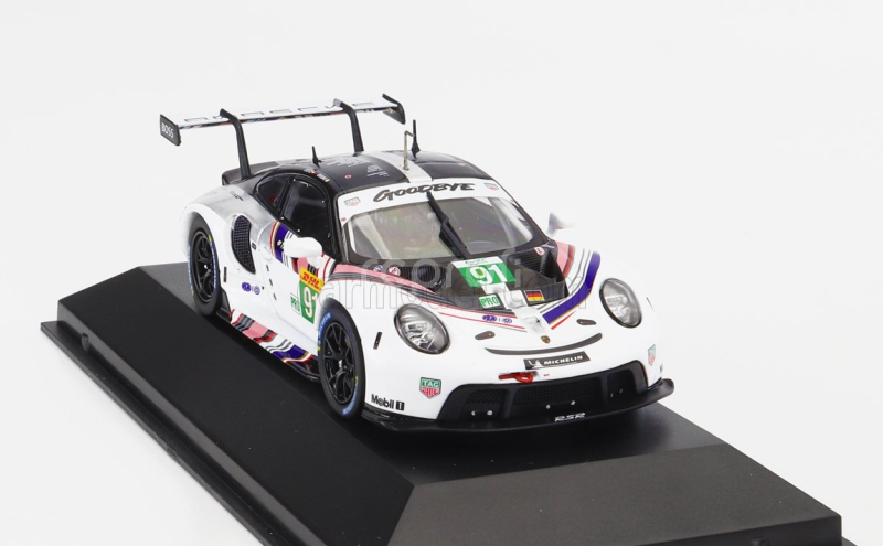 Ixo-models Porsche 911 Rsr-19 Goodbye Team Porsche Gt N 91 Last Race Wec 8h Bahrain 2022 Gianmaria Bruni - Richard Lietz 1:43 Bílá Černá