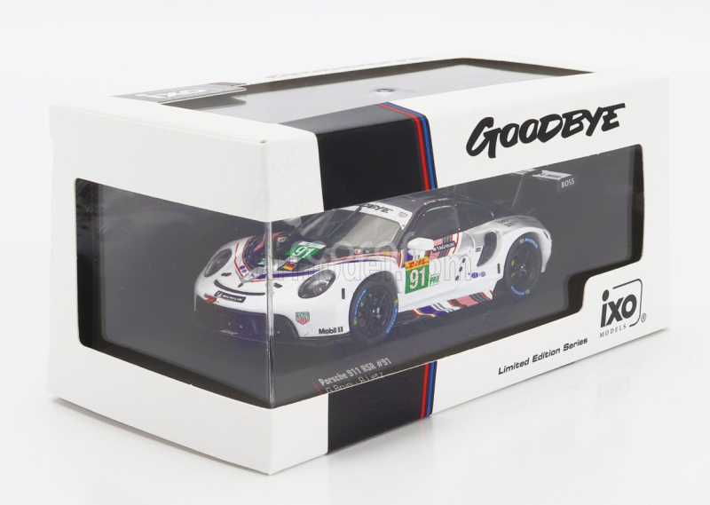 Ixo-models Porsche 911 Rsr-19 Goodbye Team Porsche Gt N 91 Last Race Wec 8h Bahrain 2022 Gianmaria Bruni - Richard Lietz 1:43 Bílá Černá