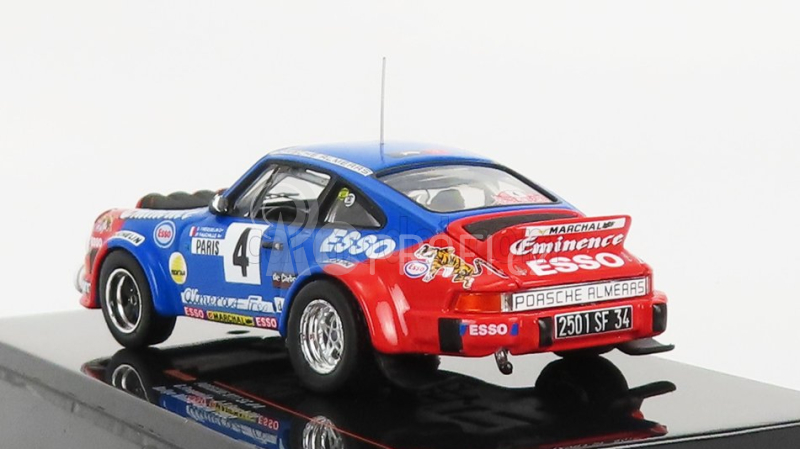 Ixo-models Porsche 911sc (night Version) N 4 Rally Montecarlo 1982 1:43, modročervená