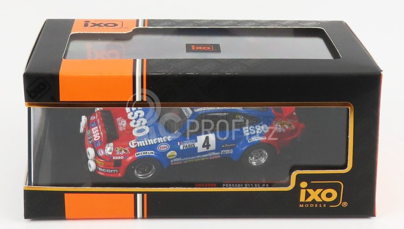 Ixo-models Porsche 911sc (night Version) N 4 Rally Montecarlo 1982 1:43, modročervená