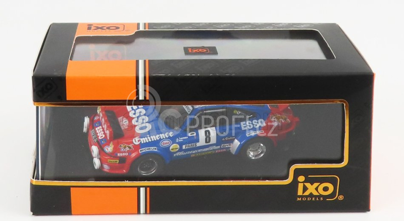 Ixo-models Porsche 911sc (night Version) N 8 Rally Montecarlo 1982 1:43, modročervená